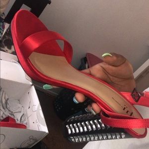 dazzled red heels
